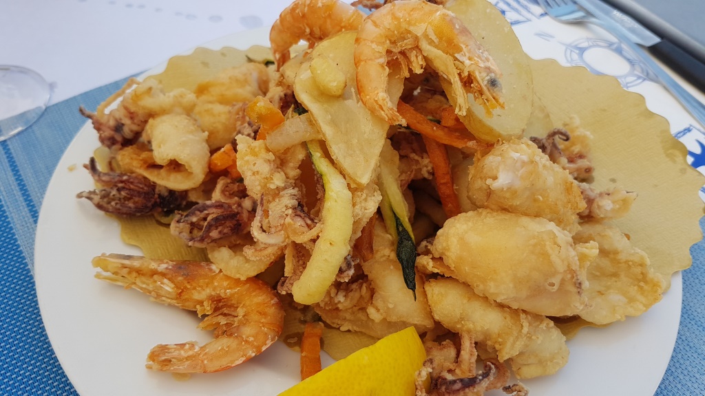 selten haben wir so ein guter Fritto misto gegessen