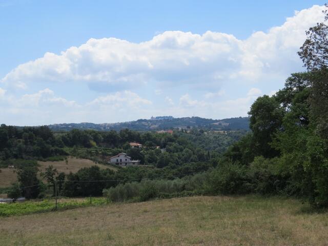 am Horizont ist Montefiascone ersichtlich