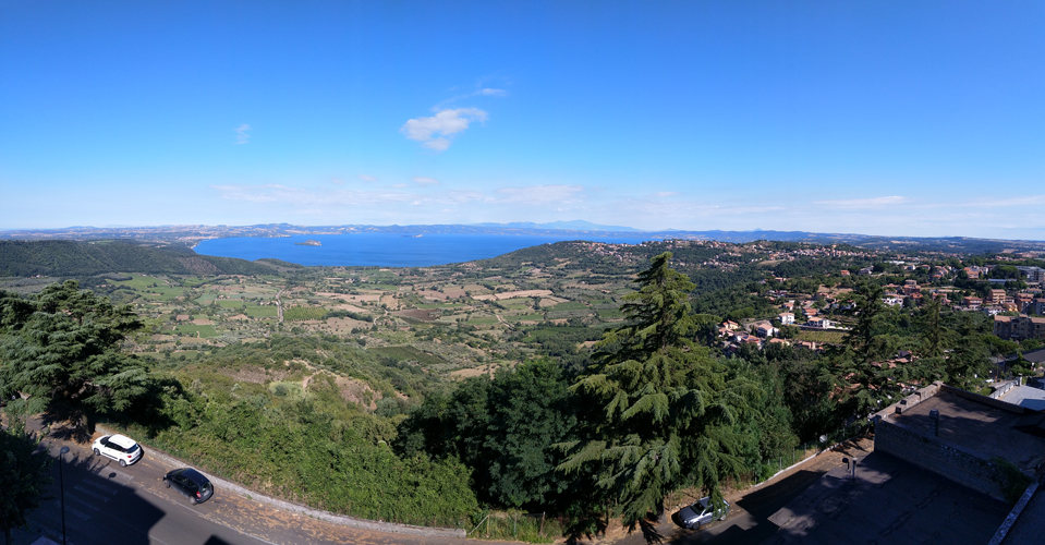auch hier geniessen wir ein sehr schönes Panorama auf den Lago di Bolsena