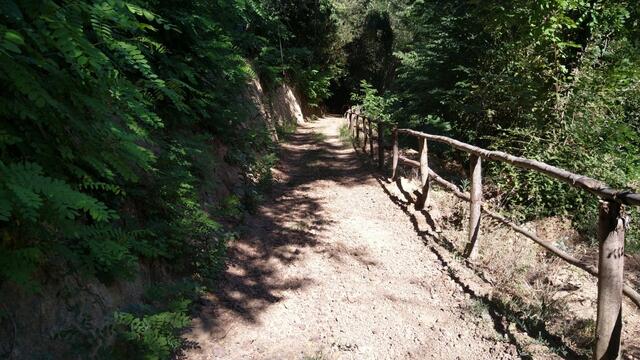 auf diesem sehr schönem Wanderweg laufen wir weiter Richtung Sutri