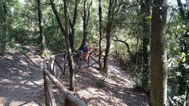 die Via Francigena ist sehr gut angelegt. Wir sind zwar kurz vor Rom, bemerken aber davon nichts