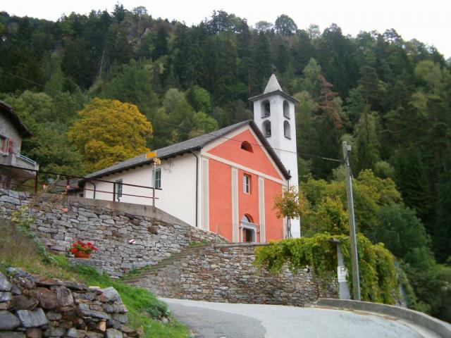 die Kirche von Anzonico