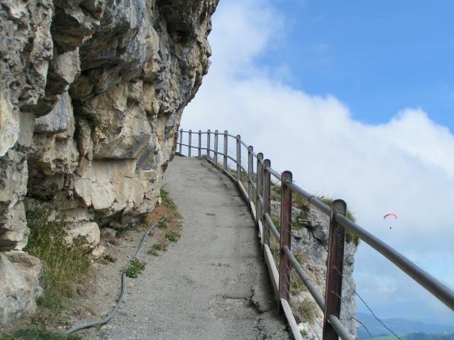 gut ausgebauter Weg zur Ebenalp