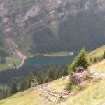 Blick runter zum Seealpsee