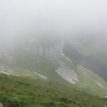 Blick zurück zum Bergweg vom Äscher her