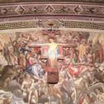 wir bestaunen die schönen Fresken mit acht Episoden aus dem Leben von Franziskus