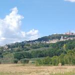 mit Blick auf Assisi fahren wir danach weiter nach San Damiano