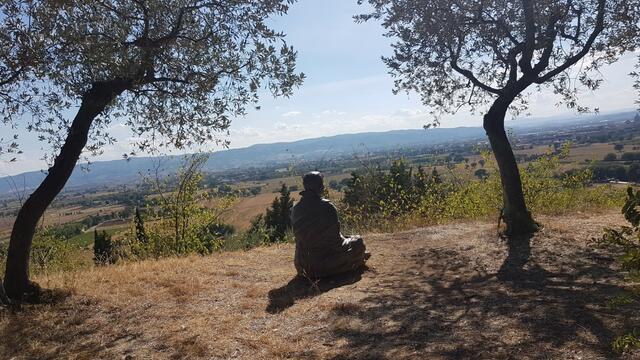 auch wir wie sicher auch San Francesco, sind von der Aussicht begeistert