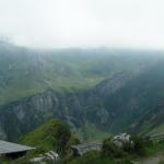 Blick runter zur Seealp und Meglisalp