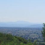 superschöne Aussicht auf das Tal von Gubbio