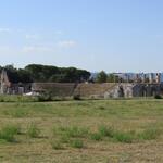 kurz ausserhalb von Gubbio bestaunen wir das römische Amphitheater
