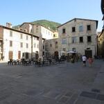 bei der Piazza Bosone. Gubbio bewahrte sich das Stadtbild. Keine Neubauten verschandeln das Stadtbild