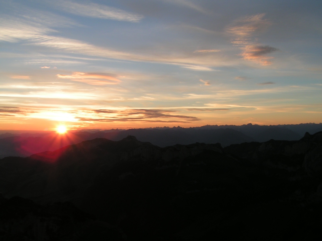 Morgenstimmung auf dem Schäfler