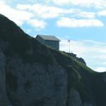 Blick zurück zum Berggasthaus Schäfler