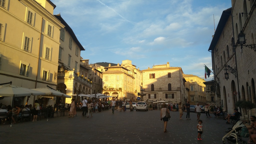 nach einem kleinen Rundgang durch Assisi...