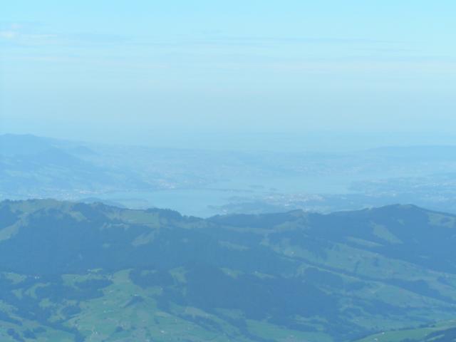 der Zürichsee von weitem