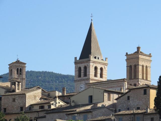 über den Dächer der Altstadt erkennen wir den Glockenturm der Chiesa di Sant'Andrea