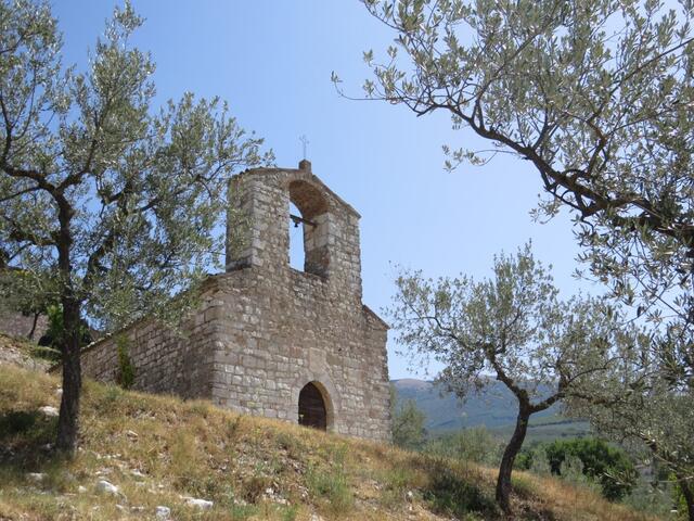 die kleine Kirche beim Weiler San Nicolò