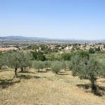 Blick auf Santa Maria in Valle wo wir vor kurzen durchgelaufen sind