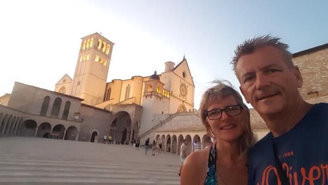 unter letzter Abend in Assisi