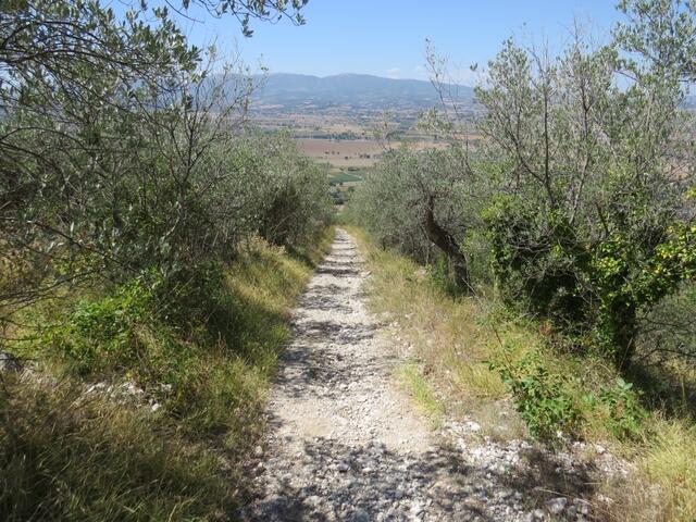 immer hoch über dem Tal wandern wir weiter Richtung Poreta