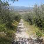 immer hoch über dem Tal wandern wir weiter Richtung Poreta