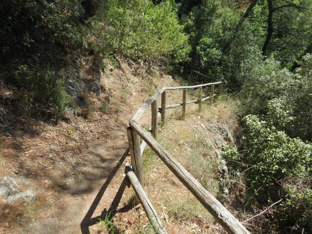 eine Variante der Via di San Francesco führt der Ebene entlang nach Spoleto