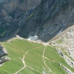 Ziel bald erreicht Berggasthaus Rotsteinpass 2120 m.ü.M.