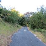 steil führt der Weg von Poreta hinauf zur Burgruine von Poreta