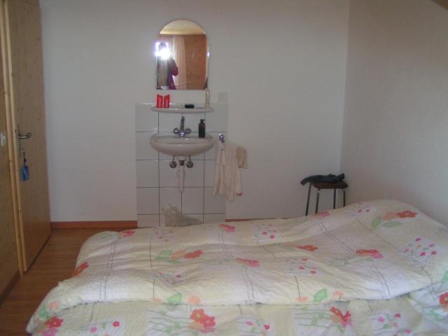 Schlafzimmer Berggasthaus Rotsteinpass
