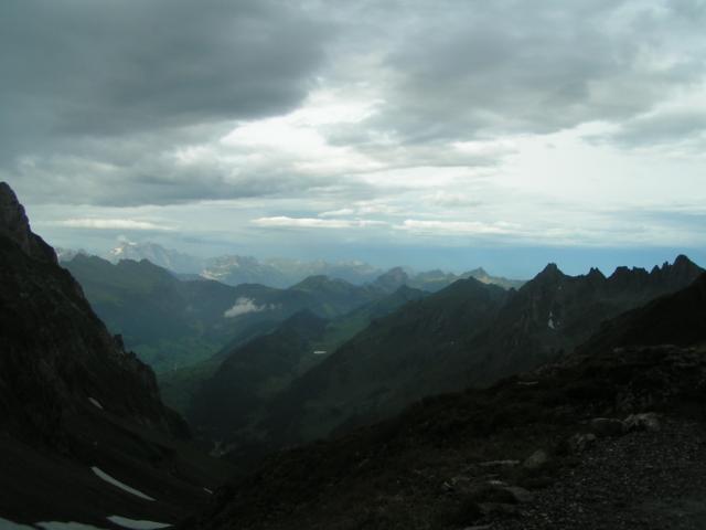 Morgenstimmung auf dem Rotsteinpass