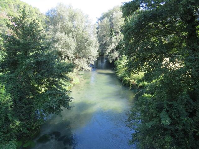 ...und dem Fluss Nera entlang Richtung Arrone
