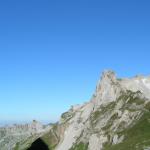 Blick zum Säntis mit Mond