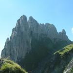 Blick zurück. Kreuzberge zuhinter der Mutschen