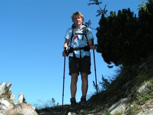 Mäusi kurz vor der Stauberen-chanzlen