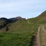 auf einem sehr schönen Höhenweg, wandern wir nun Richtung Kronberg