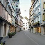 wir durchqueren die schöne Altstadt von Appenzell...