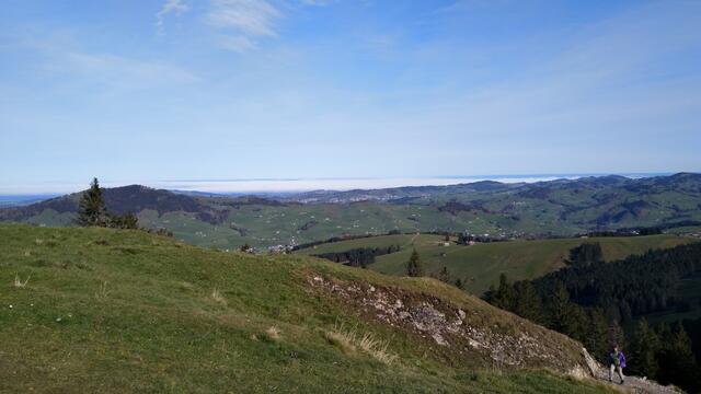 die Aussicht wird immer schöner