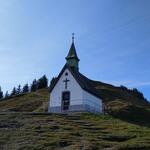 wir erreichen die sehr schön gelegene St.Jakob Kapelle