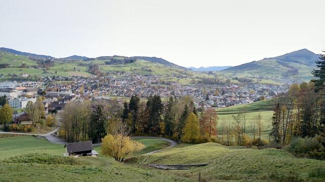 Blick zurück nach Appenzell