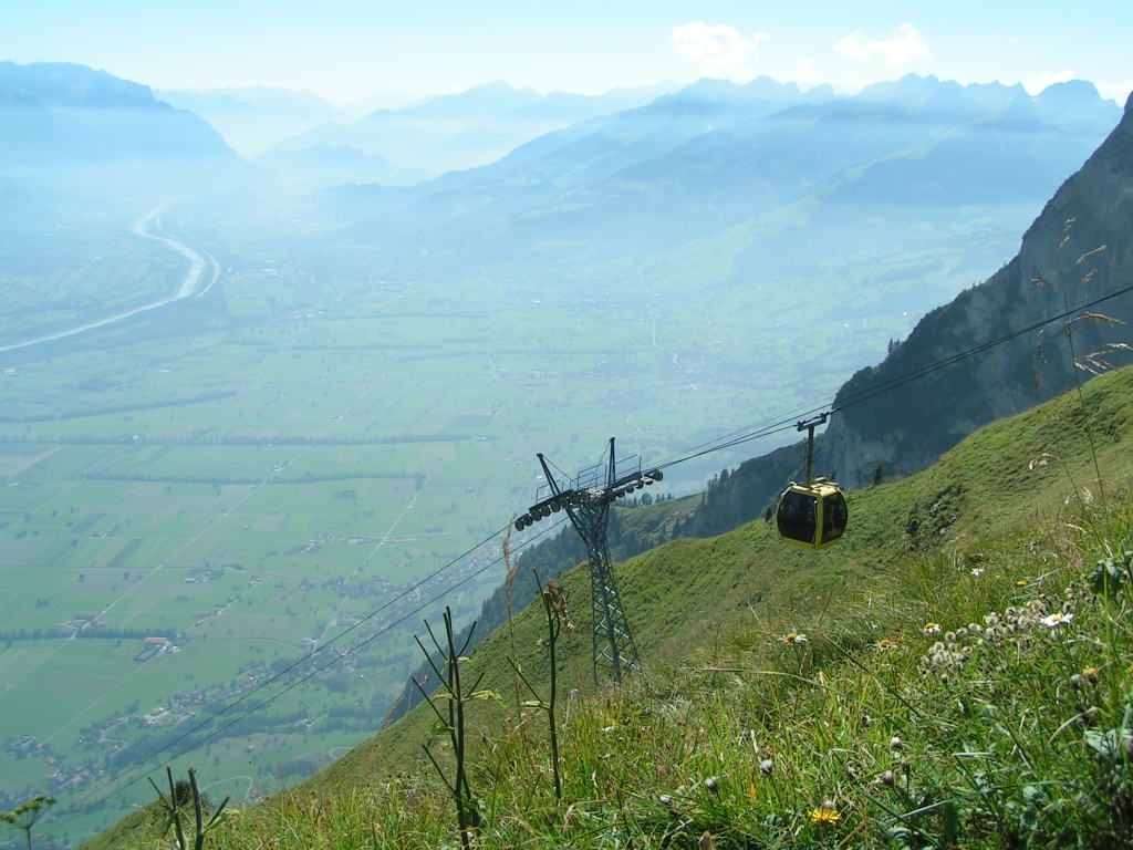 was für eine Aussicht ins Rheintal