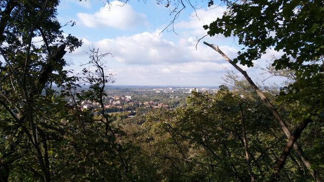 immer wieder erhaschen wir ein Blick nach Bologna