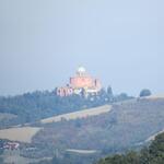 ...und erspähen am Horizont die Wallfahrtskirche Santuario della Madonna di San Luca