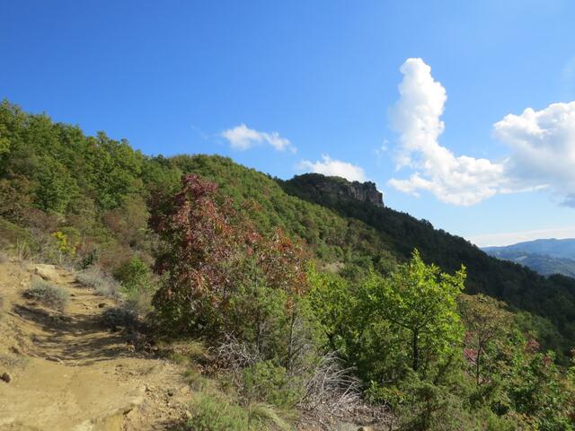 am Horizont taucht der Monte Adone auf