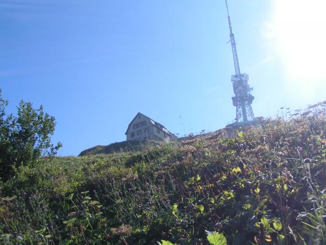 Blick zurück zum Hoher Kasten 1590 m.ü.M.