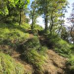 über einen steilen aber sehr schönen Bergpfad, gewinnen wir schnell an Höhe