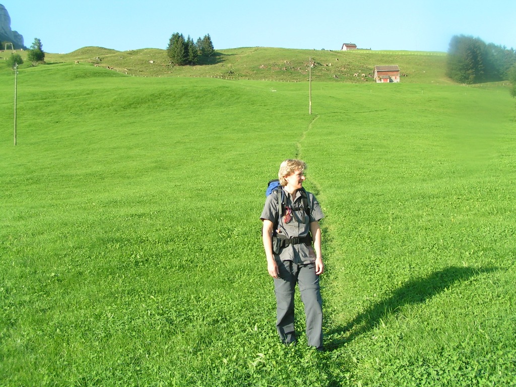 auf dem Weg Richtung Alp Sigel