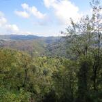 das Apennin. Endlose Wälder, unzählige Hügel und Berge