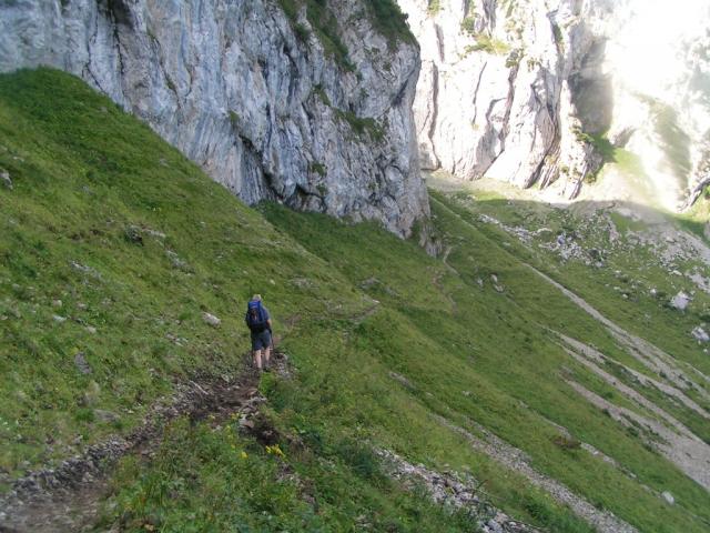 Mäusi auf dem Weg zur Bogartenlücke