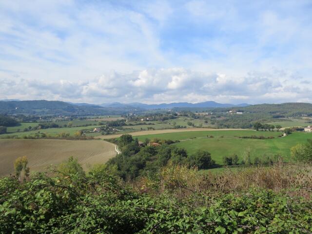 wir durchwandern nun die Ebene von Mugello